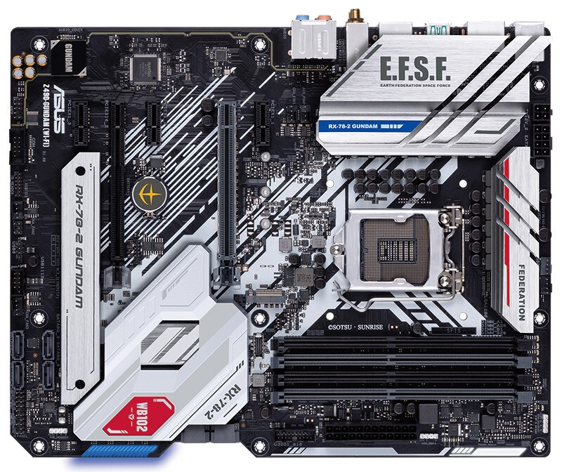 联邦的战斗力量再现华硕z490主板机动战士高达版解析