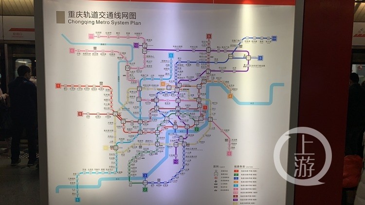 重庆轨道线网图上新了多了几位新朋友