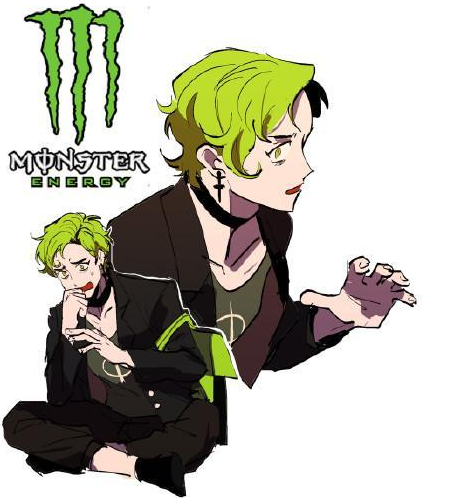 画师将8种饮料拟人化4个帅哥4个妹子我最爱文静的芬达