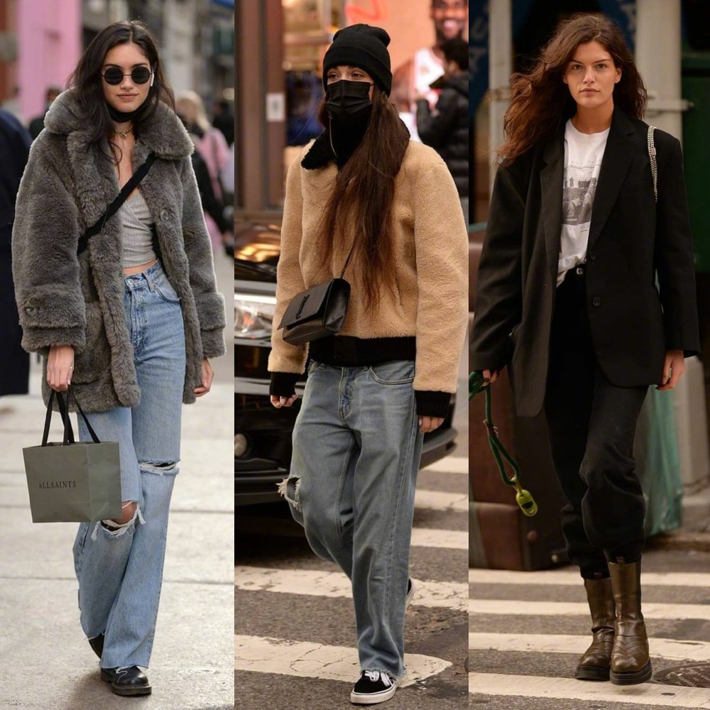 27套欧美女孩的秋冬大衣穿搭范本,时髦帅气!