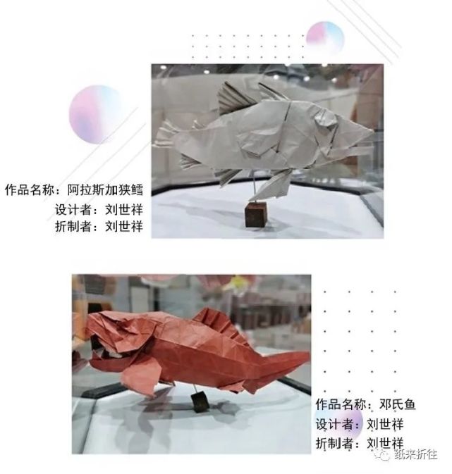 折纸邓氏鱼图片