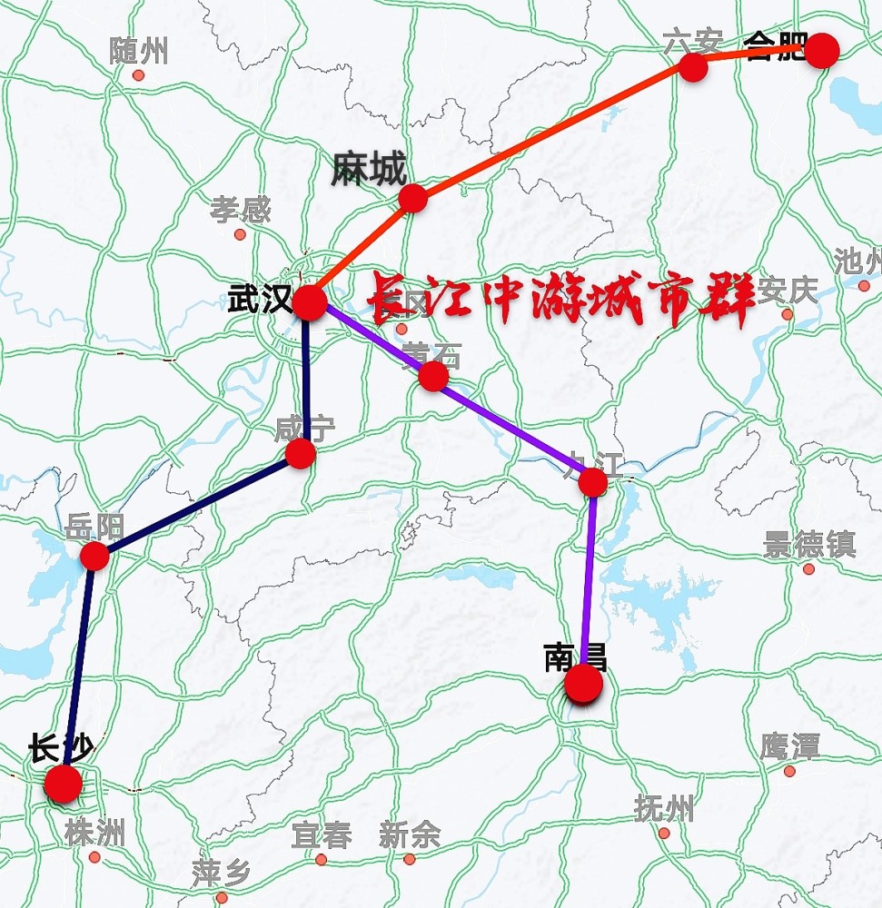 长江中游城市群6个节点城市,其中2个拥有优良港口,未来发展可期