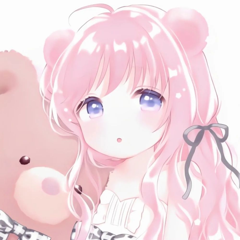 宇宙无敌可爱粉色软妹女头