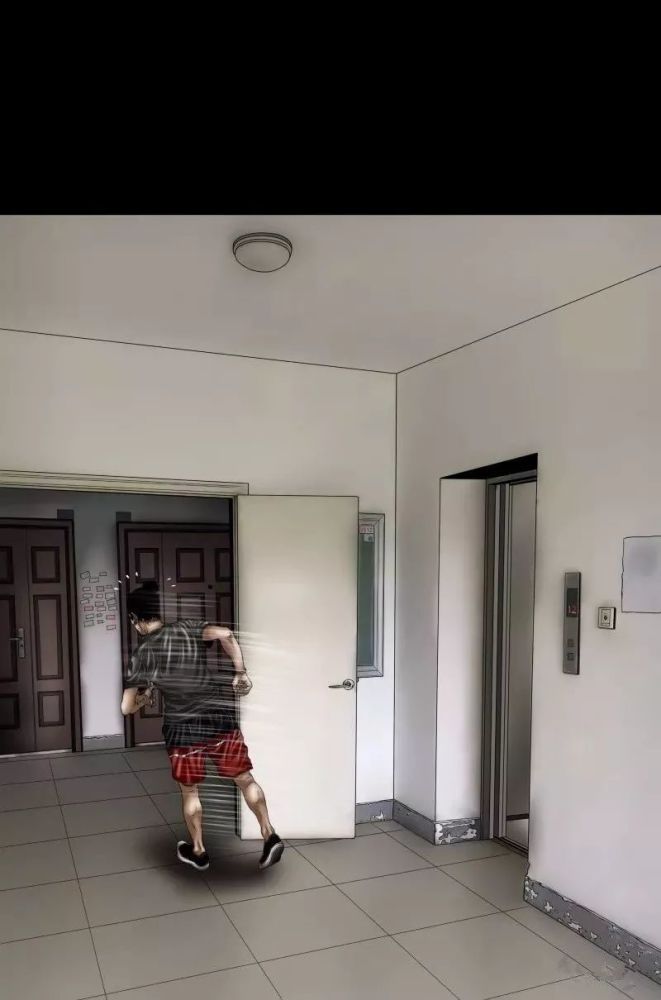 超写实恐怖漫画电梯惊魂这画风是真的吓人