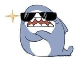 最近很火的可爱小鲨鱼表情包超q