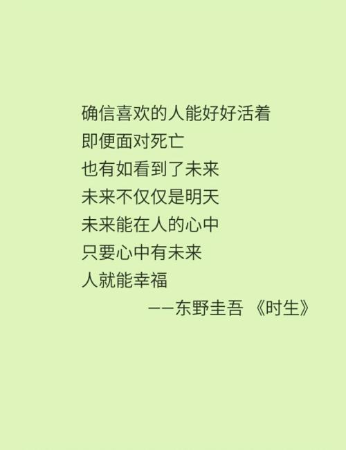 东野圭吾先生笔下的神仙文案