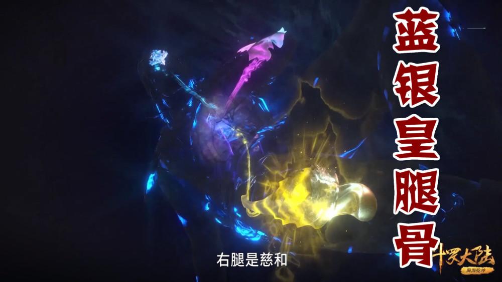 第三块魂骨就是唐三母亲留给他的蓝银皇右腿骨,这块魂骨是一块10w年