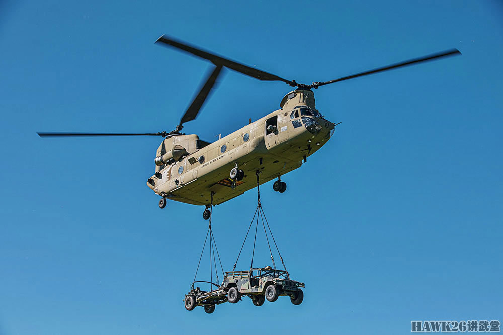 美军ch-47直升机吊运m119榴弹炮"蛙跳式"快速部署作战演习_腾讯新闻