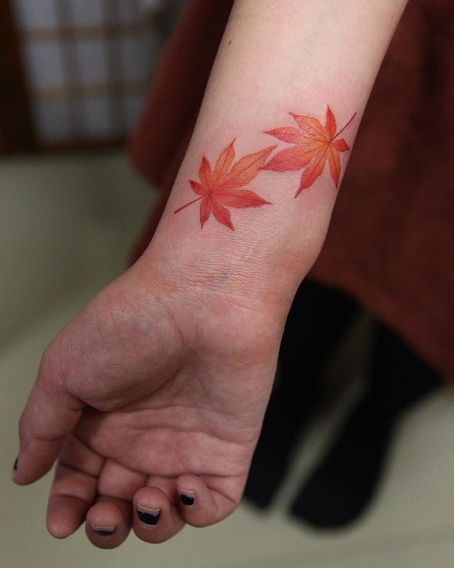 纹身图片 素材枫叶图片