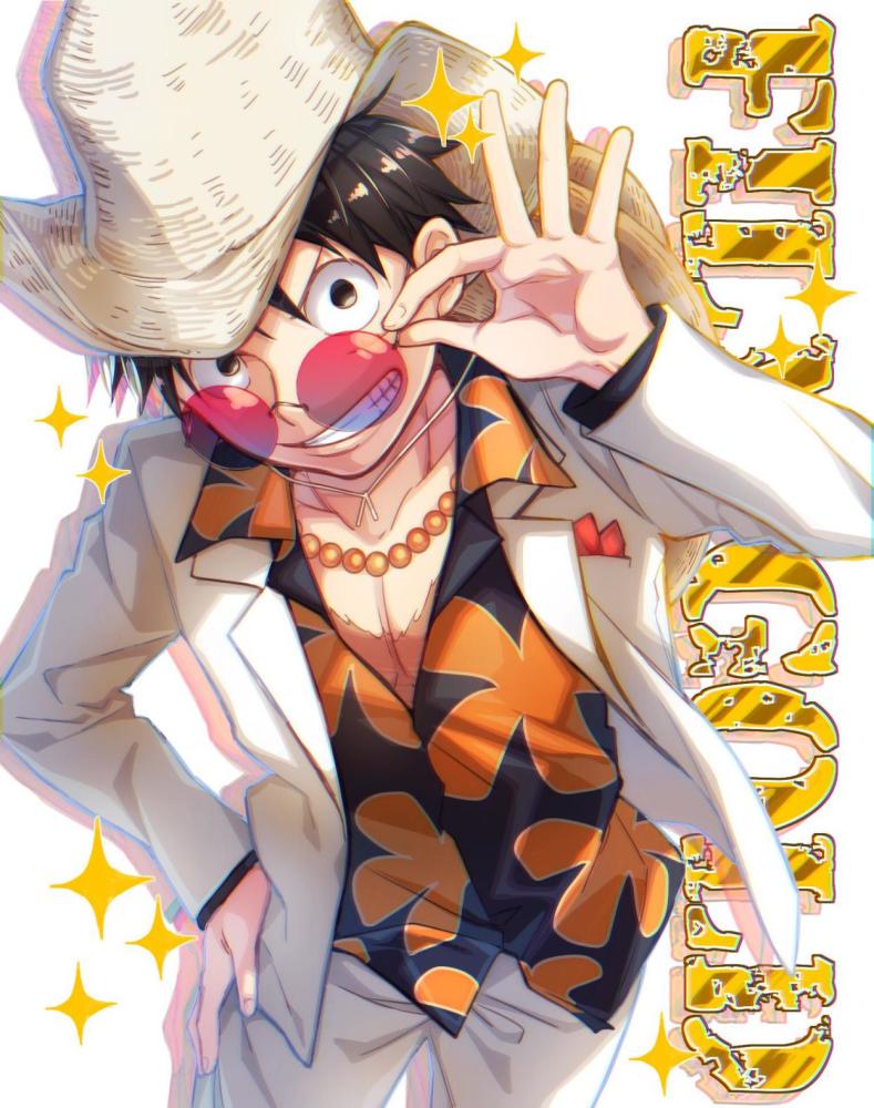 海贼王asl插画分享艾斯和萨博是超级弟控三人变身猫男相互舔毛