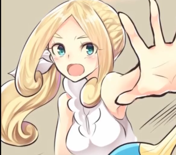 紫罗兰是xy系列的第一个道馆,第一眼见到她就知道这是一个自信且开朗