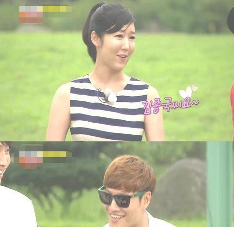 时就公开表达过对金钟国的好感,和李尚敏则是一起参加过某档恋爱节目