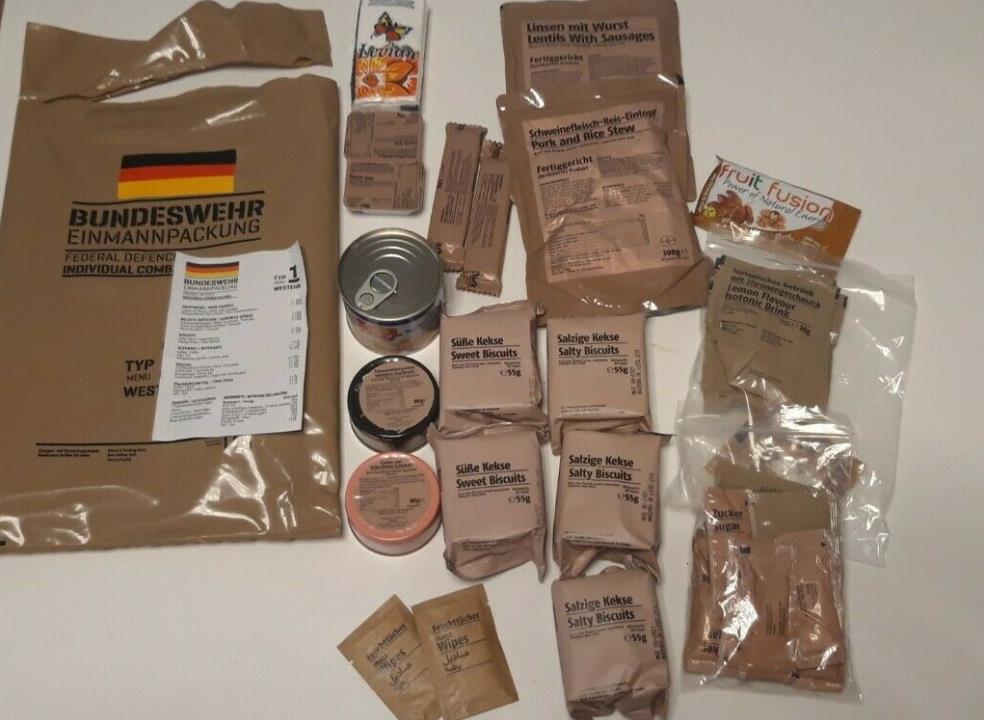 现代德军口粮与二战铁配给对比,香肠是不变的灵魂,主食还不如过去丰富