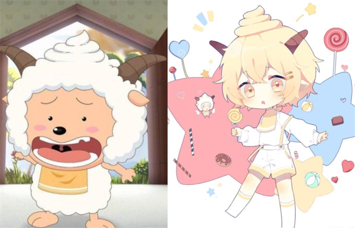 喜羊羊拟人美羊羊a爆了看到红太狼后我羡慕灰太狼了