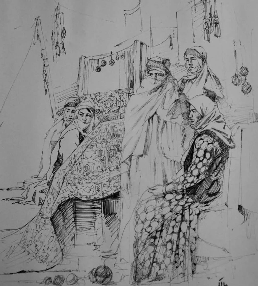 笔触干净利落这才是速写该有的线条