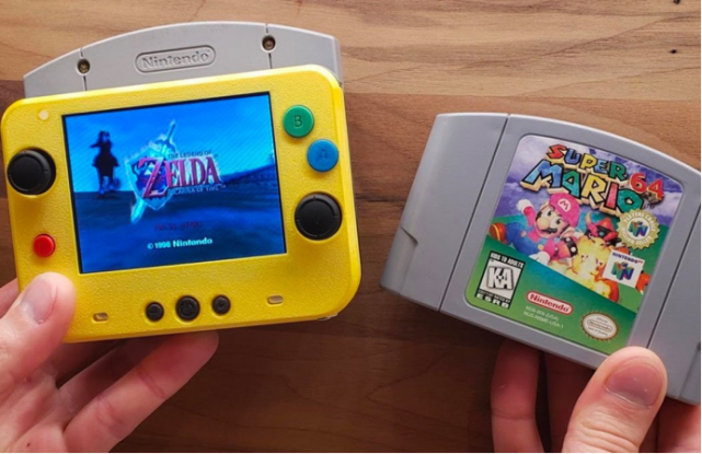 任天堂64能有多小gmanmodz造史上最小掌机