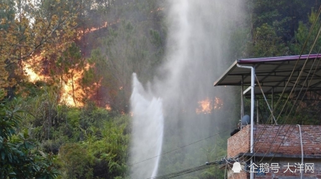 梅州市梅县区森林火灾明火基本扑灭
