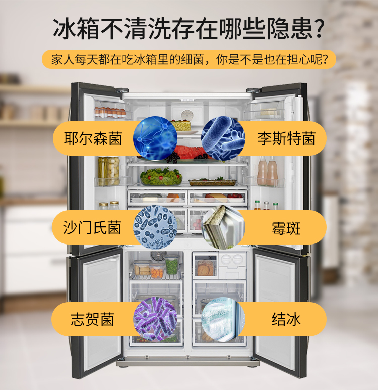 家用冰箱清洗消毒不能忘!