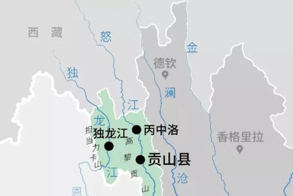 独龙江流经西藏察隅县东南部,到云南贡山县西部,再到缅甸克钦邦,在