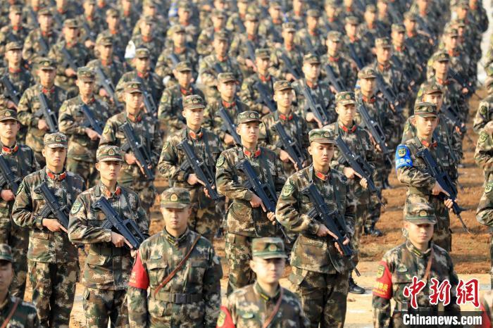 湖北咸宁武警部队图片