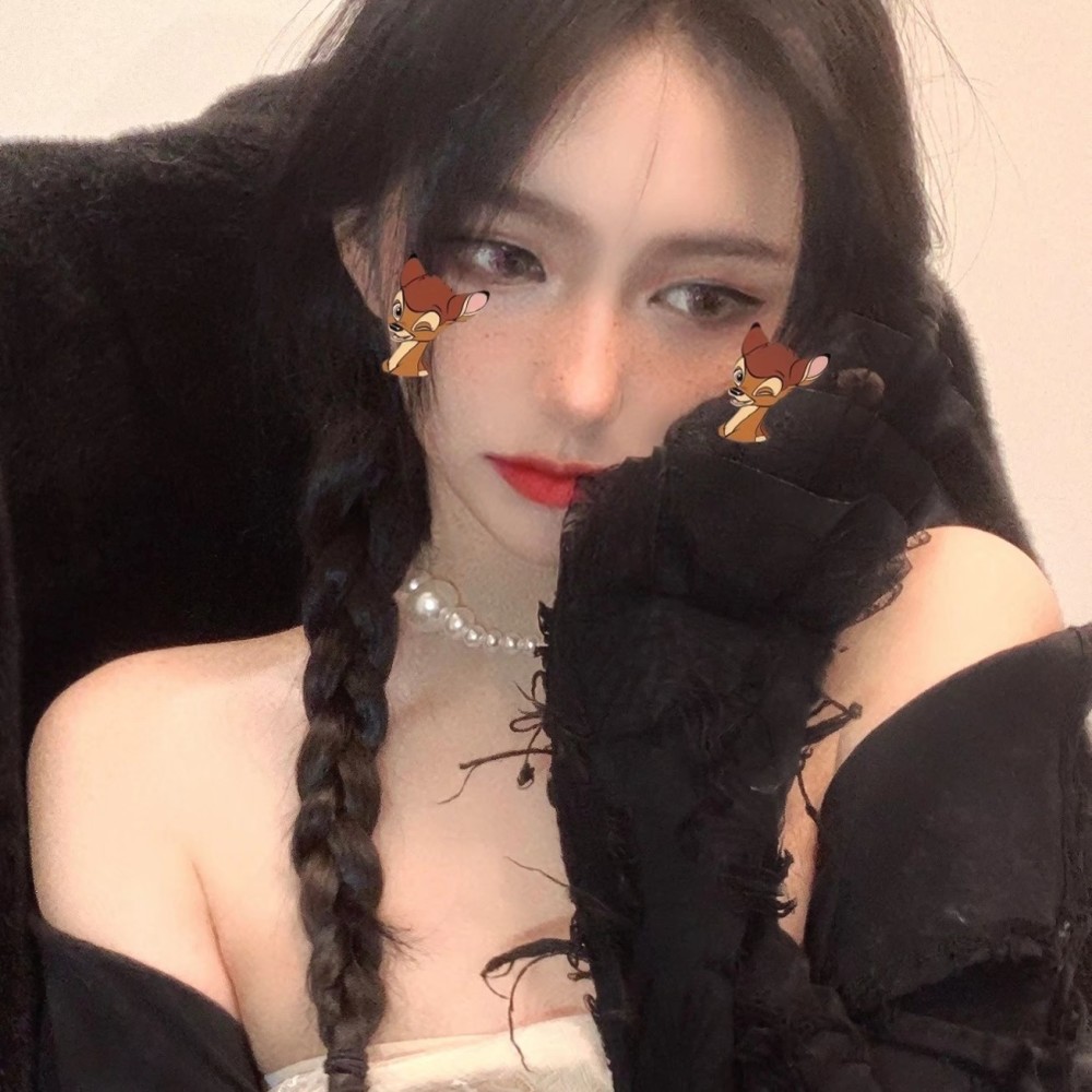 港风厌世风美女头像