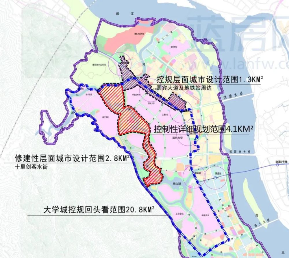 福州开展上街大学城高新区新一轮规划工作涉及约104平方公里