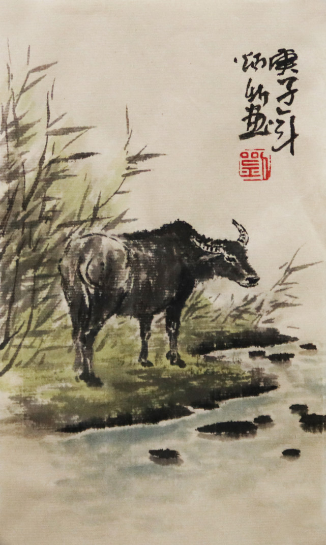刘炳新作品《水牛》