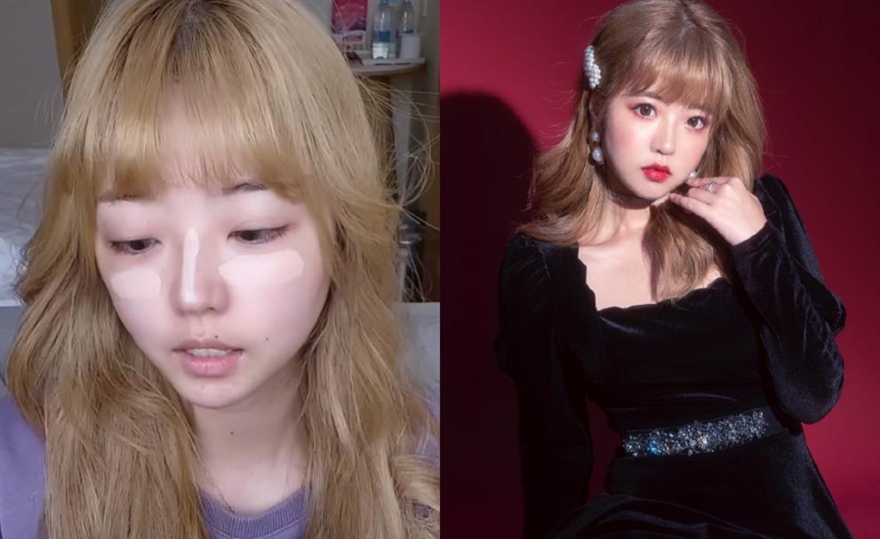 网红郝一点素颜直播,卸妆后脸部变黑痘印明显,小娇妻真人也就这_腾讯