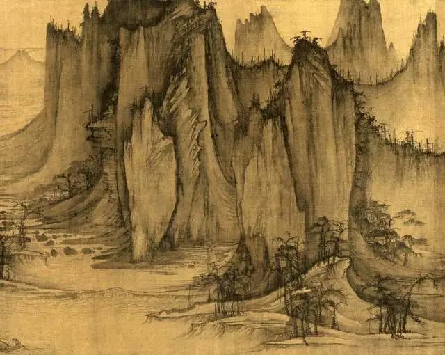 国画技法28山水画构图之高远法