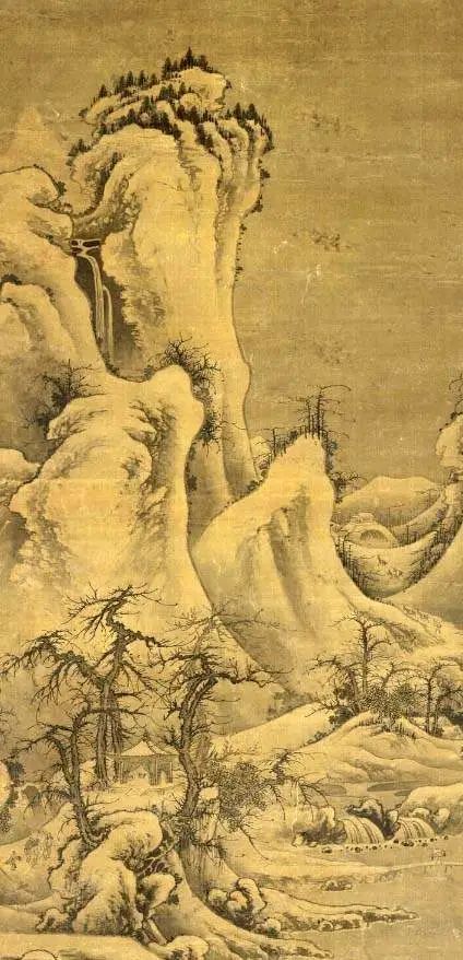 国画技法28:山水画构图之高远法_腾讯新闻