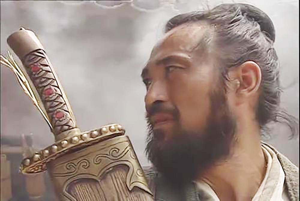 杨志在在东京城里卖刀,遇到喝醉了的泼皮牛二.