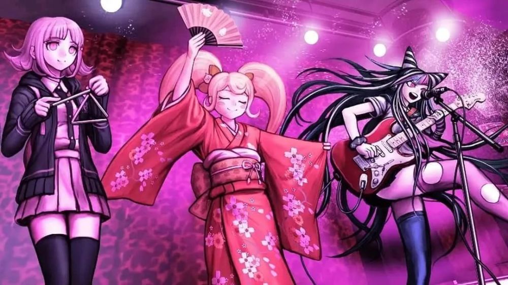 弹丸论破西园寺日寄子黄金大马尾少女舞蹈家动漫头像壁纸