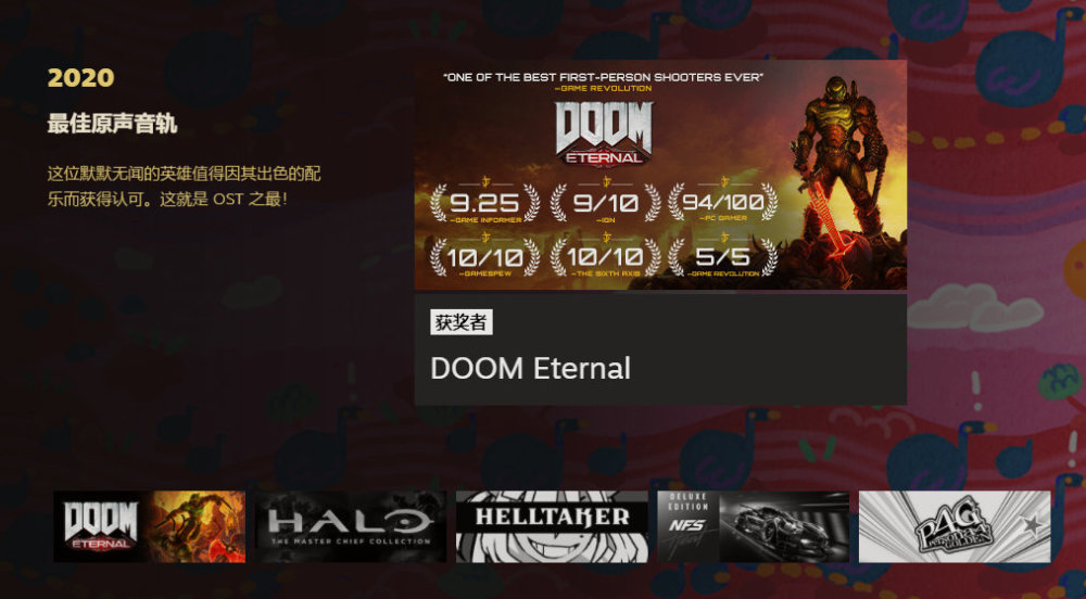 2020年steam大奖获奖作品哪款你玩过了呢