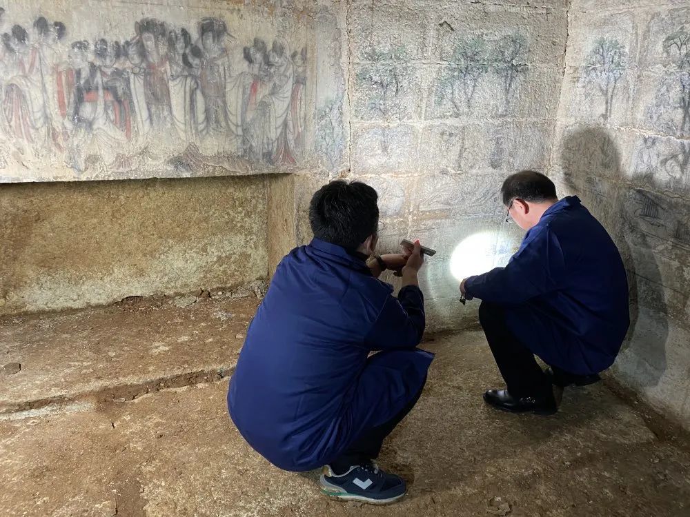 最新崔芬墓壁画保护项目启动