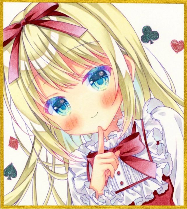 超可爱的洛丽塔动漫甜心少女头像手绘素材