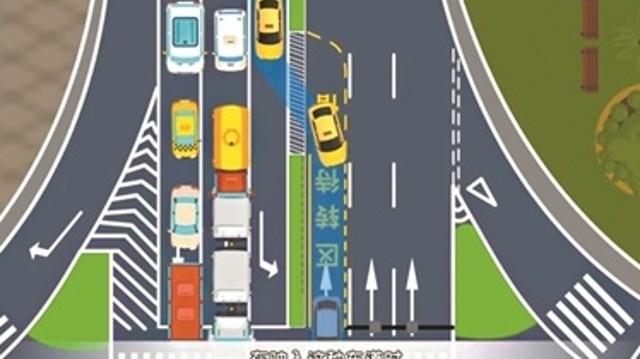 禅城首个借道左转路口6日起试运行