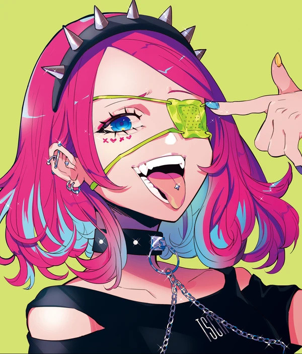 绘画欣赏我虽然是个叛逆少女但不代表我是个坏孩子哦