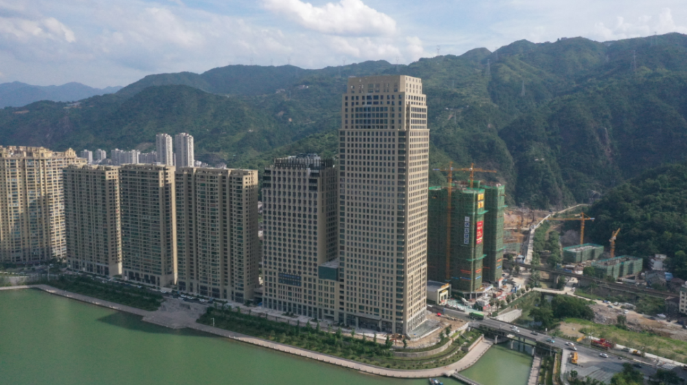 丽水第一高楼全面完工!