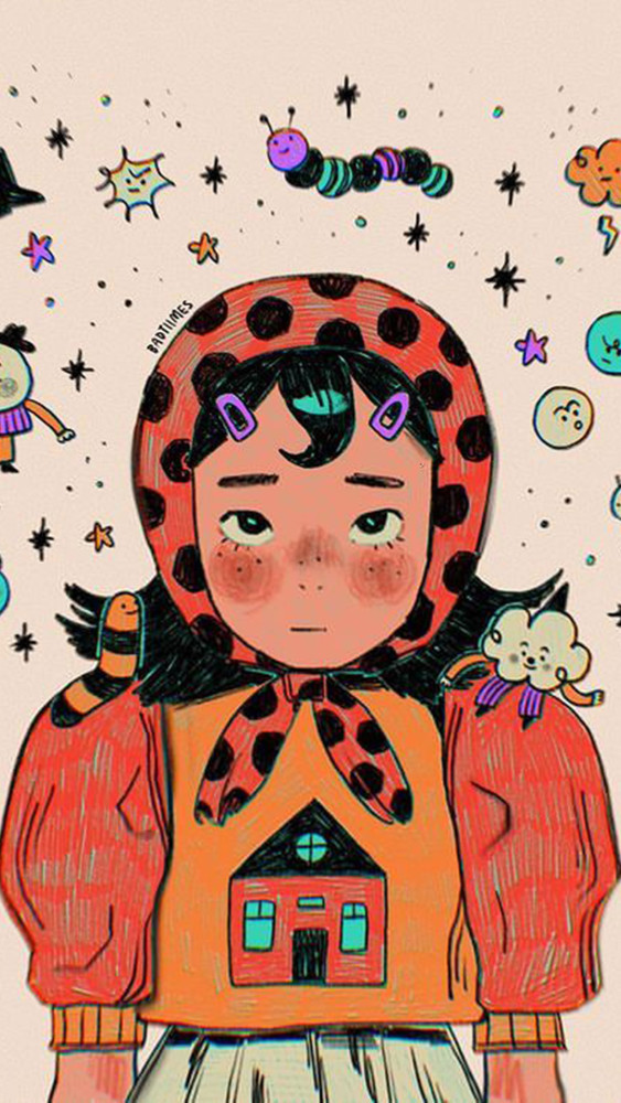 个性创意人物插画