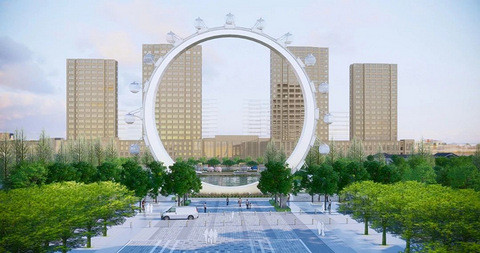 嘉兴新地标江南摩尔摩天轮来了下一个网红打卡点