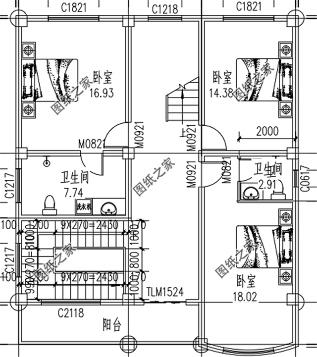 陽臺;以上就是農村100平米自建房設計圖,那些農村宅基地小的戶主,確定