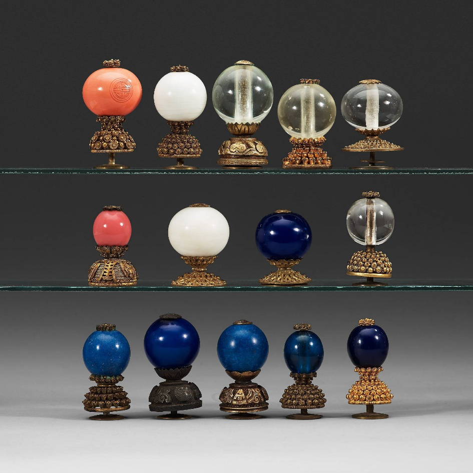 官67帽上的宝石,细数清朝官员官帽上的顶珠_腾讯新闻