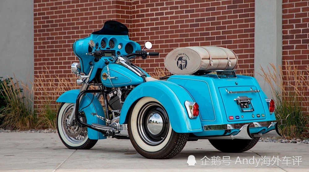 致敬经典,罕见的哈雷正三轮摩托车