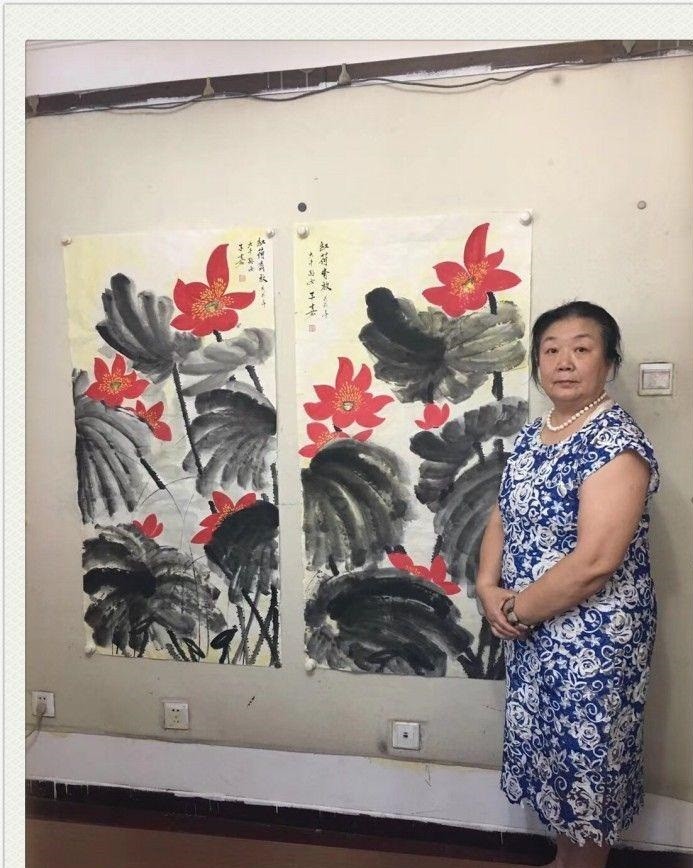 张大千长孙女绘画欣赏作品总价值超9个亿艺术成就胜过爷爷