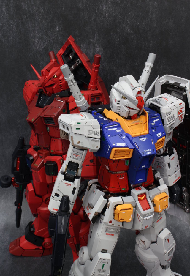 模玩控换色重涂卡斯巴尔专用pg比例rx782高达模型