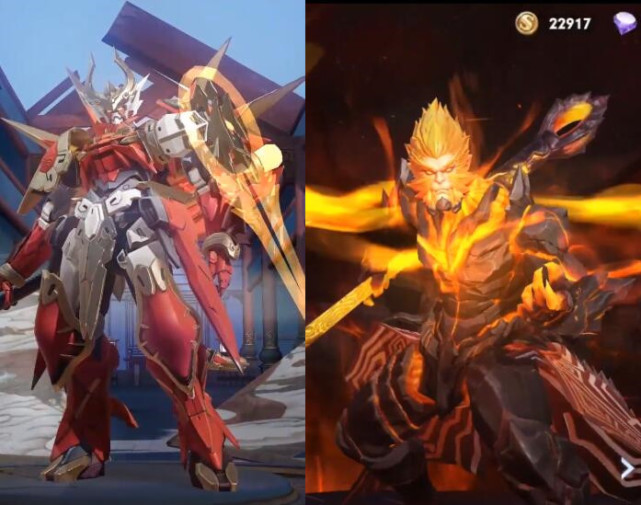 孙悟空新皮肤是地狱火换皮将特效互换后竟更适合地狱火