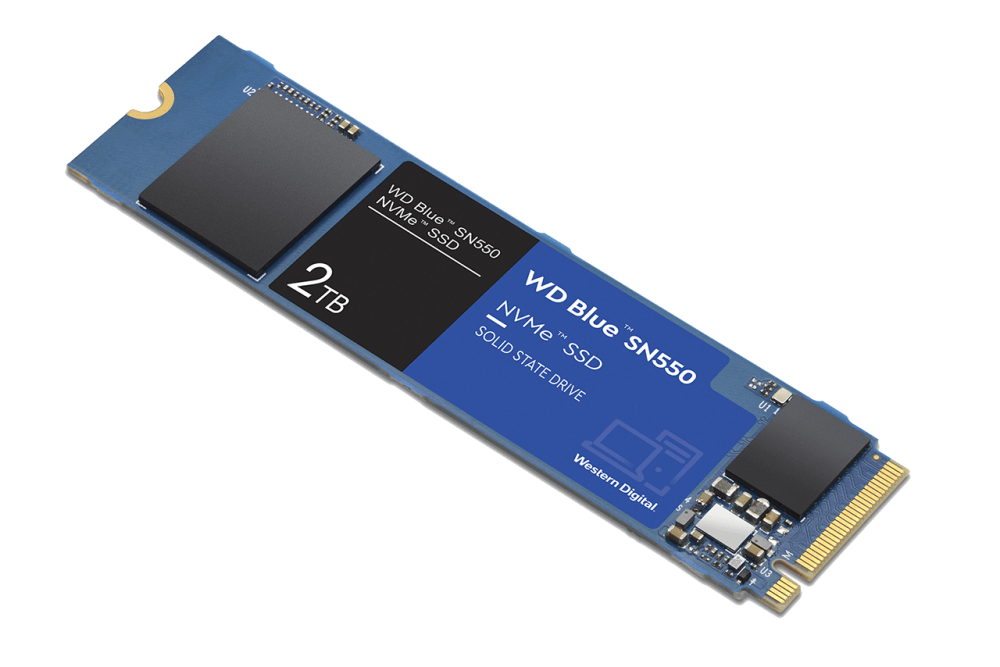 西数wdbluesn550获得年度人气nvme固态硬盘