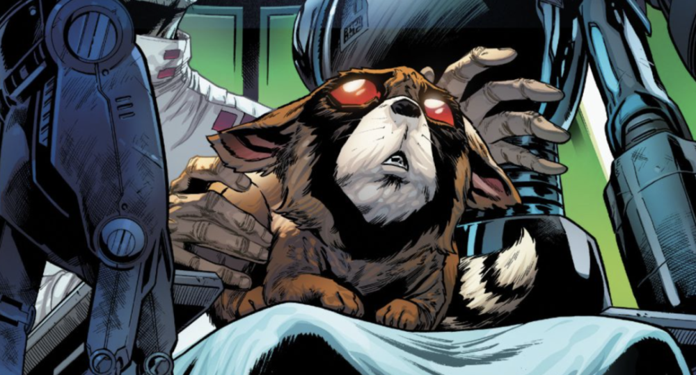 漫威火箭浣熊的起源是个谜?这部漫画里其实早已给出了答案!_腾讯新闻