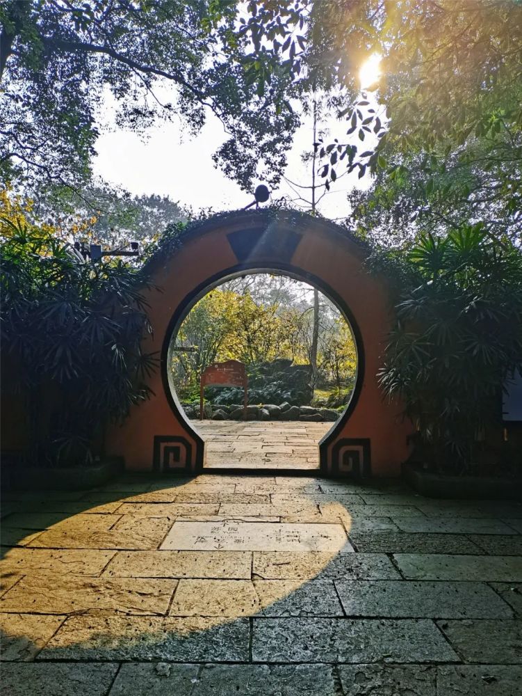 苏园▲夜晚看,又散发着柔和的光芒▲白天看,清净庄严组成的三重四合院