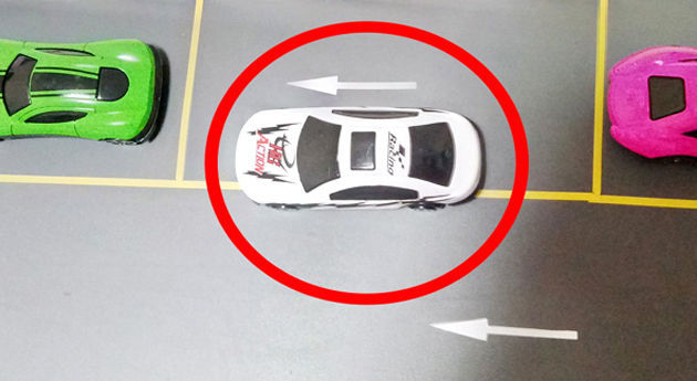 车位|边线|左后视镜